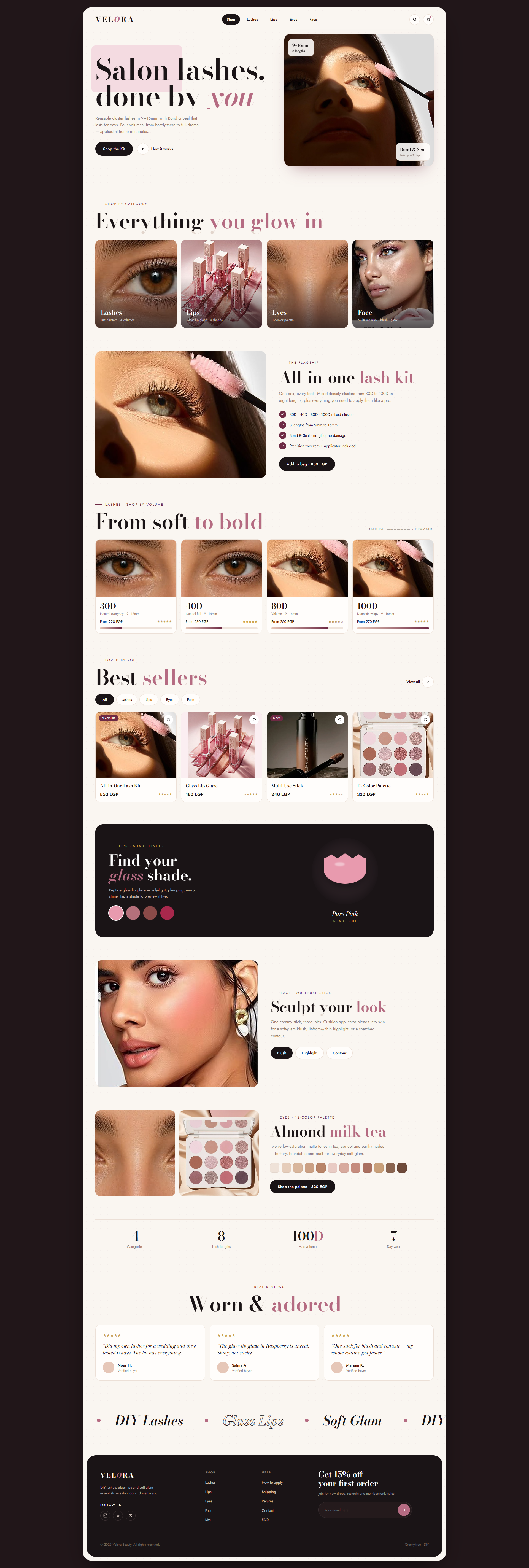 Velora beauty brand preview